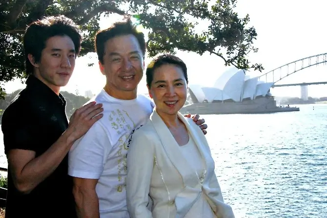 Jackie Chan wife and son