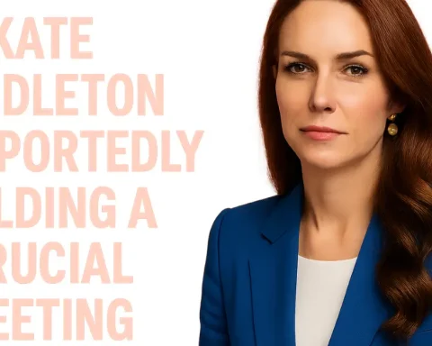 Kate Middleton Is Reportedly Holding a Crucial Meeting