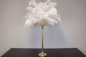 Ostrich Feather Lamps