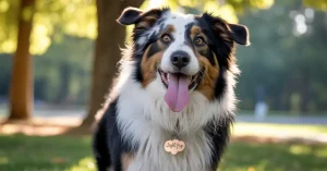 Dog Panting at Night