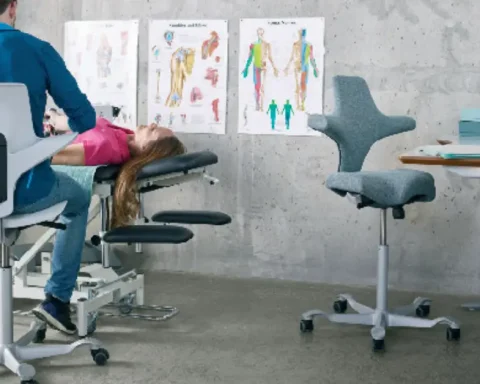 Medical Sitting Chair 23 Inch Seat Height