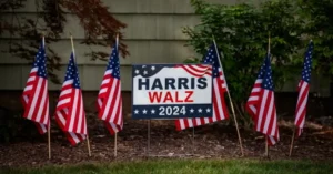 harris yard sign