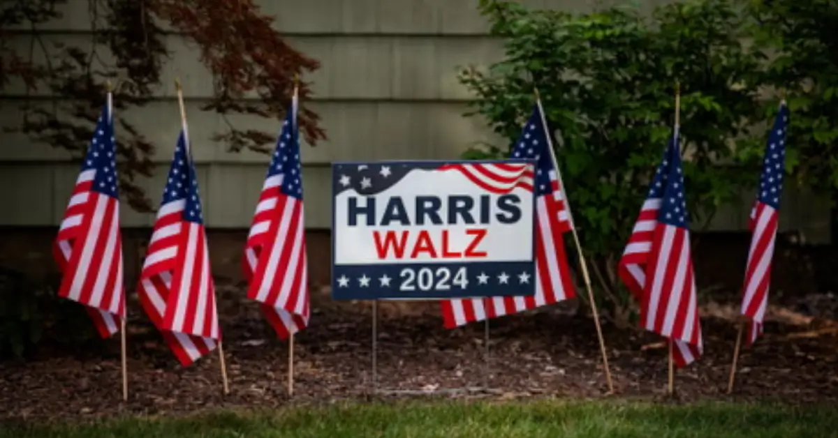 harris yard sign